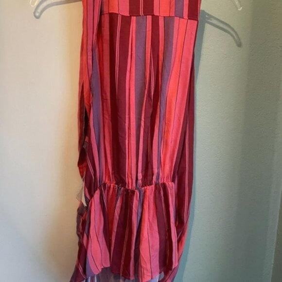 Free People Mackenzie Wrap Top Berry Colored M - Picture 8 of 8